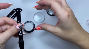 Блестки- хамелеон, дизайн с сухоцветами