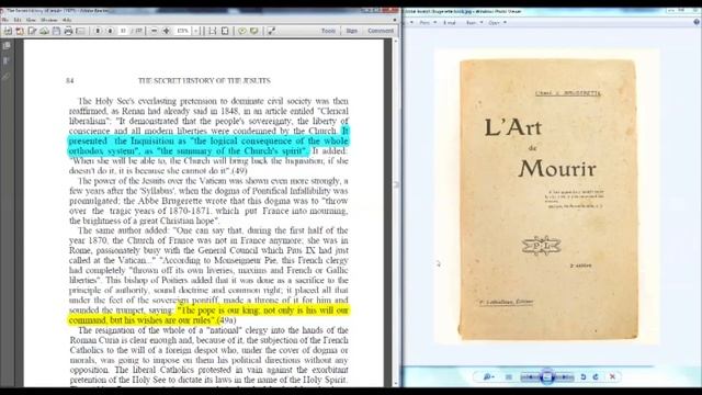The Secret History of the Jesuits- VIII- Jesuits of ROME- the Syllabus