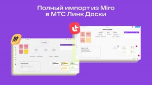 Импорт из Miro в МТС Линк Доски