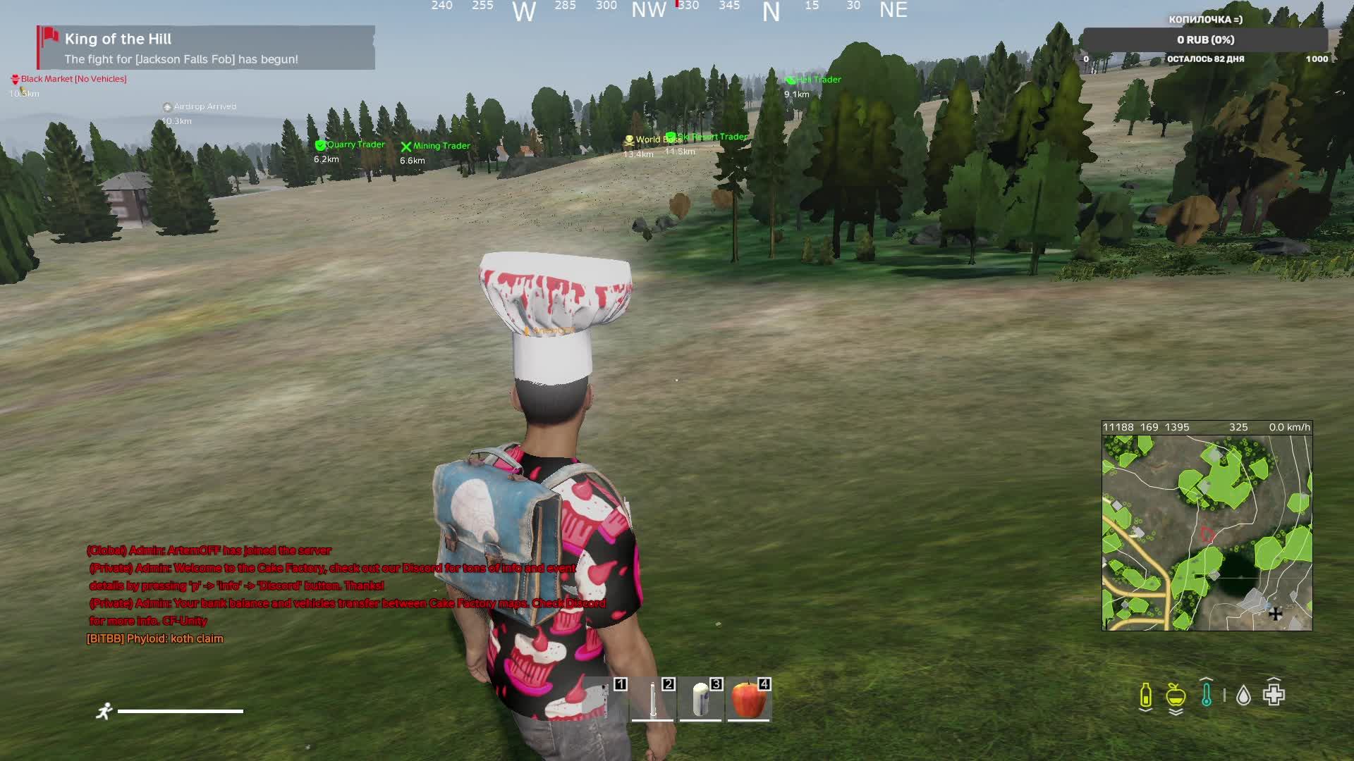 Чернорусь DayZ PVE