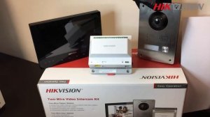 Hikvision DS KIS701 Video intercom Bundle
