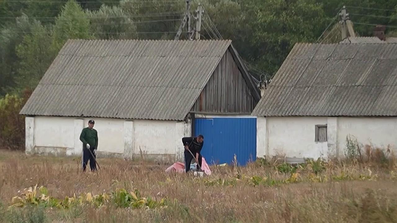 Съемочная группа Первого канала побывала в Курской области в селах, откуда были выбиты ВСУ