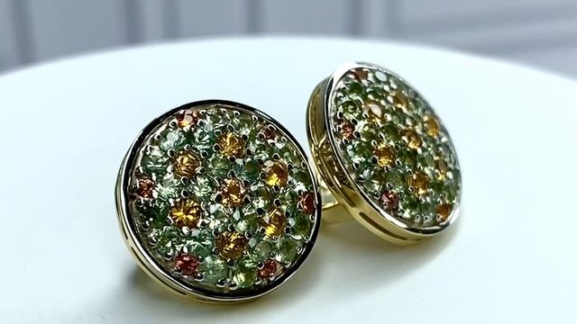 Золотые серьги с сапфирами 585 пробы смотреть онлайн