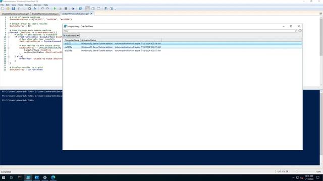 Validate Windows Activation Status using PowerShell and display the ...