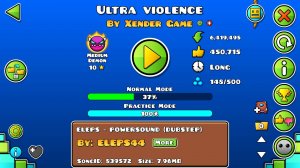 мой рекорд на уровне Ultra violance 29-66%