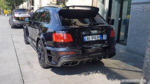 Bentley Mansory Bentayga Start Up, Sound and Acceleration