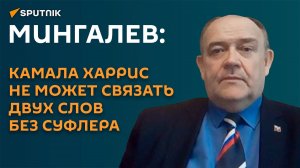 Мингалев: Камала Харрис не может связать двух слов без суфлера