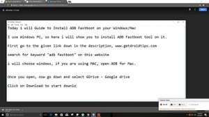 How to Install Minimal ADB and Fastboot tool on your Windows/Mac