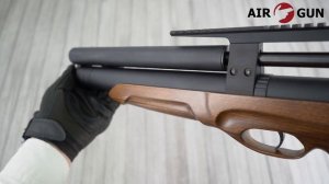 Пневматическая винтовка Cricket стандарт в ложе орех с кейсами под барабаны 5,5 мм