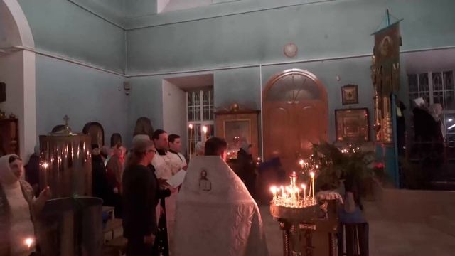 Крещенский сочельник в храме Смоленской иконы Божией Матери г.Сухиничи