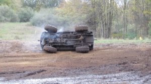 Chevy Blazer FLIPS At Run What U Brung At Bentley Lake Bog