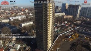 Ход строительства ЖК "Московский" от 27.12.2017 г.