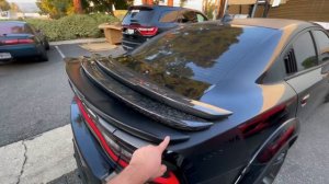 Vicrez V5R Carbon Fiber Rear Wing Spoiler vz102444 | Dodge Charger 2011-2023 | Overviews