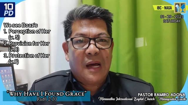 JANUARY 28, 2023 Why Have I Found Grace PASTOR RAMIRO ADONA смотреть онлайн