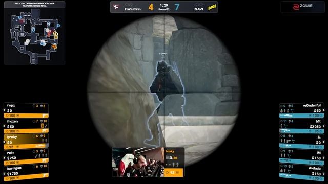 FaZe vs NAVI – Map 1 Ancient - PGL CS2 MAJOR COPENHAGEN 2024 - Grand Final смотреть онлайн