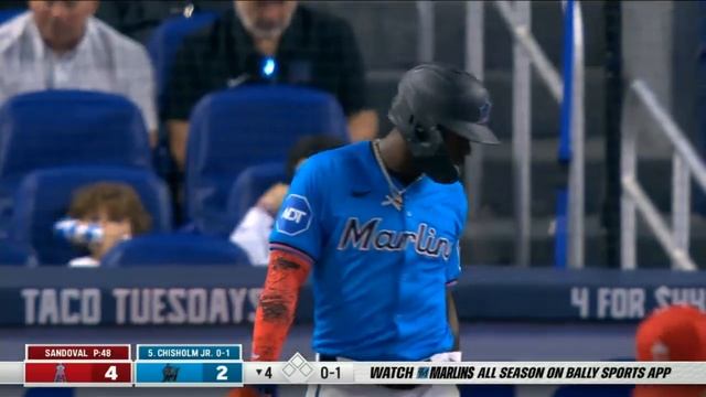 Los Angeles Angels vs Miami Marlins [3 Hits - 3 Runs! King Trout MVP! Taylor Ward HR !]