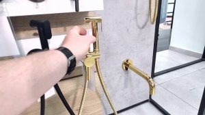 Гигиенический душ со смесителем Whitecross Y gold SYSYBI2GL, цвет золото