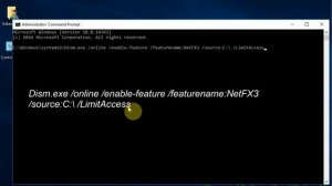 Fix  net framework 3 5 installation error 0x800f0906, 0x800f081f, 0x800f0907 on windows 10 and 8 1