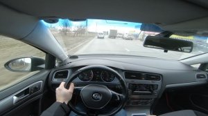 2013 Volkswagen Golf 1.2L (85) POV TEST DRIVE