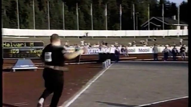 Mika Halvari 21,42 | Lahti 27.7.1995 смотреть онлайн