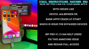 [LU UPDATE] IRP PRO UPDATED V1.3 WITH NEW PRO FEATURE ONE CLICK - HOT FIX INSTANT FOR BANK APPS