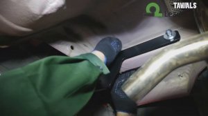 Установка фаркопа Leader R114-A. RENAULT LOGAN 2005-2014,2014-.,SANDERO 2014-.,SANDERO STEPWAY 2014-