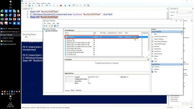 Windows 10 - Hyper-V Virtual Machine Shortcut смотреть онлайн
