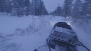 Видео обзор владельца мотобуксировщика БК РОСТИН. Зима