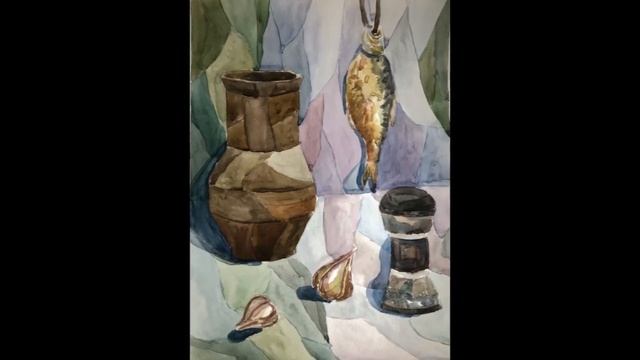 Натюрморт. Живопись - 3класс. Преподаватель Любимова М.В.