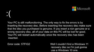 Windows 11 Kill Screen (FAKE) (10K VIEWS!)