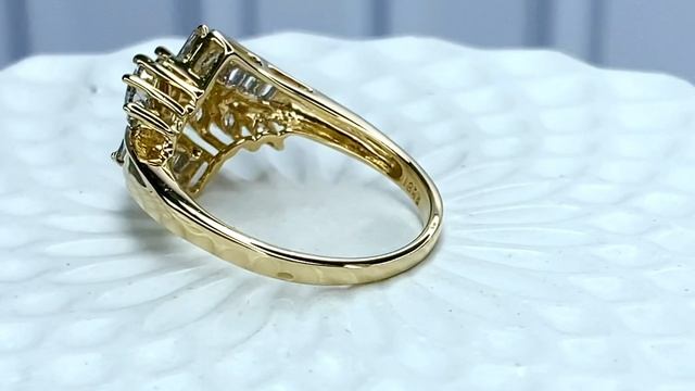 Золотое кольцо с бриллиантами 585 пробы смотреть онлайн