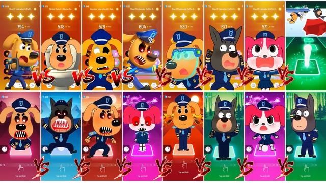 Sheriff Labrador Team 🆚️ Sheriff Labrador Exe Team. Who Is Best?