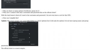 Ubuntu: Cisco Anyconnect vs network-manager-openconnect-gnome settings?