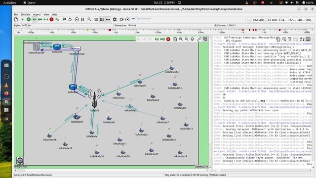 LoRa based Wireless Sensor network in IoT simulation смотреть онлайн