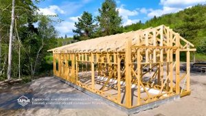Монтаж стропильных ферм "Карельский профиль"