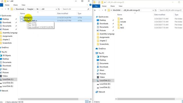 How to Install OpenGL on DevC++ and its libraries