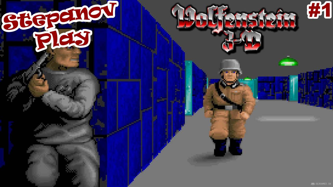 Wolfenstein 3D ► Побег из Wolfenstein Тюрьма ► #1