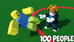 100 человек в одном круге!