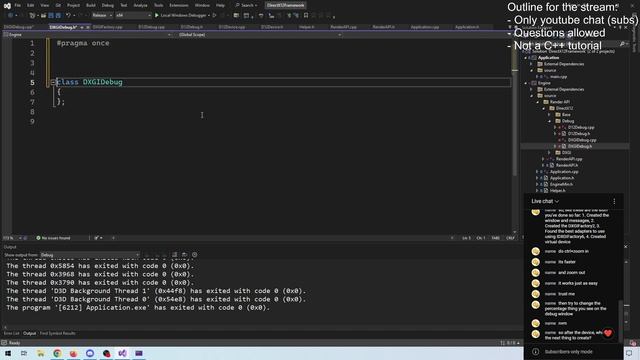 Beginner tutorial: Your first DirectX 12 application in C Part 5: Debugging DXGI and DirectX12