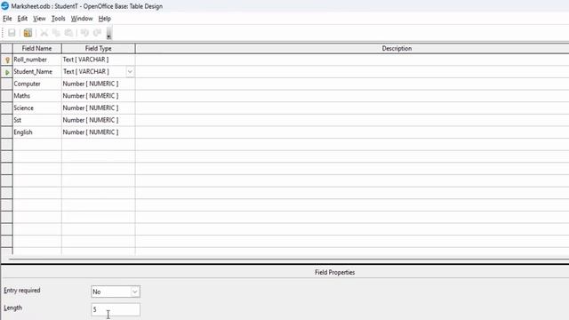 How to Design Marksheet software in Open office  in hindi and english@COMPUTEREXCELSOLUTION #access