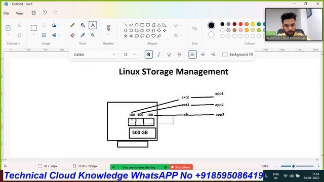 Lecture-47 |Linux Storage Management Disk Partition |Disk Management Linux |Hindi| By Sanjay Dahiya