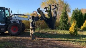 Пересадчик деревьев Exten WM3 в Питомнике Корни.