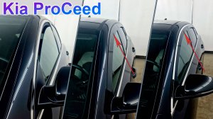 Дефлекторы (ветровики) окон 2D - KIA PRO CEED (III+III рестайлинг) с 2018г.в. Универсал - Стрелка11