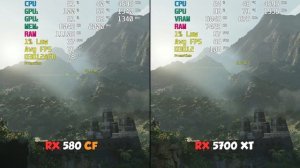 RX 580 in CrossFire. vs RX 5700 XT