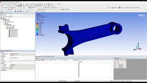 Modal analysis ANSYS of a piston connection rod