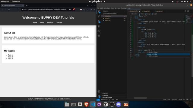 Essential JavaScript Basics for React Framework | Filipino / Tagalog Tutorial 2024 | euphydev