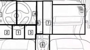 Daihatsu Charade  1984 01 1987 10 Diagnostic Obd Port Connector Socket Location Obd2 Dlc Data Link