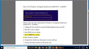 Fix Windows 10 Upgrade Install error 0x80070570 - 0x2000C