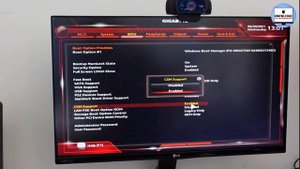 Enable Secure Boot Gigabyte motherboard a320m.
