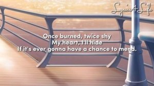 Agnetha Fältskog - Once Burned, Twice shy (Lyrics)